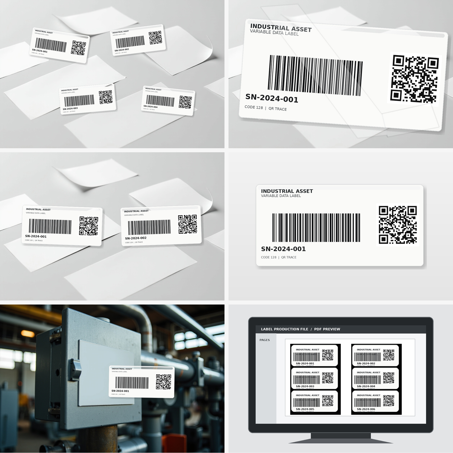 Industrial Product Barcode Labels and Serial Number Labels Case Study
