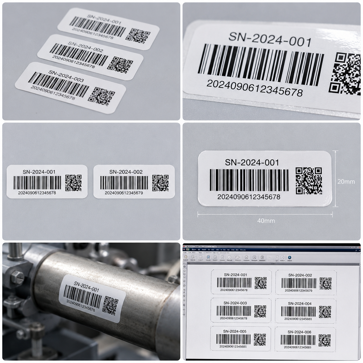 Industrial Product Barcode Labels and Serial Number Labels Case Study